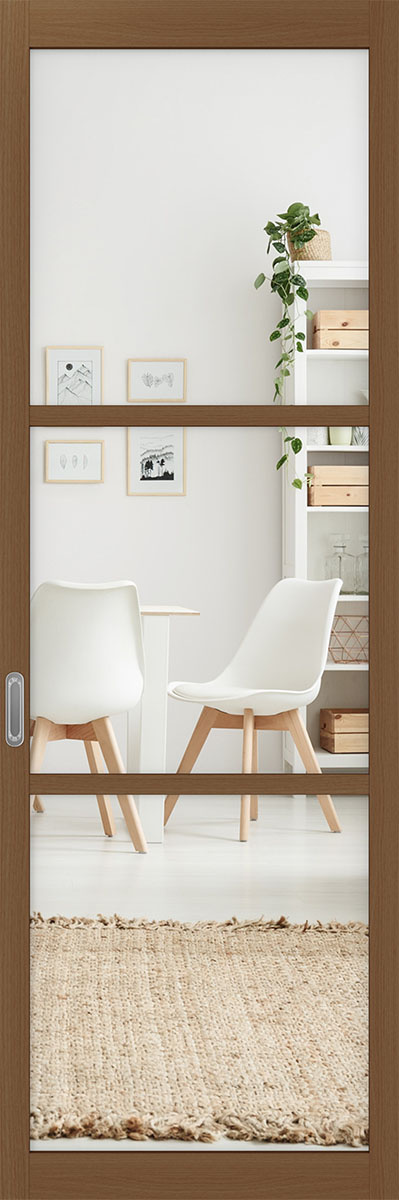 Межкомнатная раздвижная перегородка 130.222 Зеркало