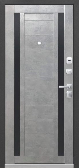 Входная дверь Luxor 2 мм муар антрацит