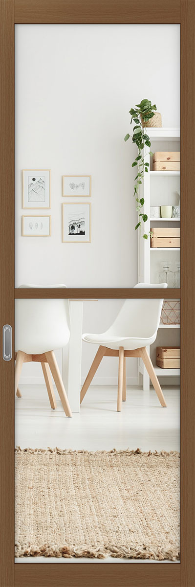 Межкомнатная раздвижная перегородка 102.22 Зеркало