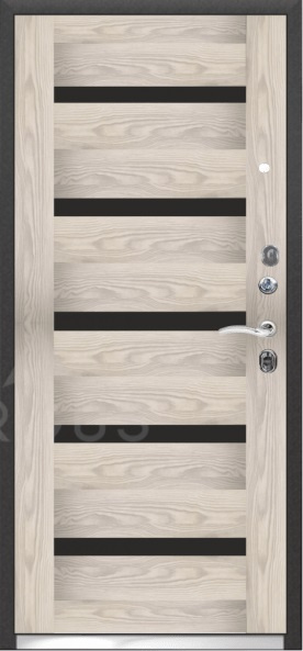 Входная дверь Люкс 3КМ Александра черный