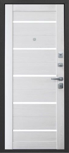 Входная дверь Luxor 1,5 мм Серебро Царга