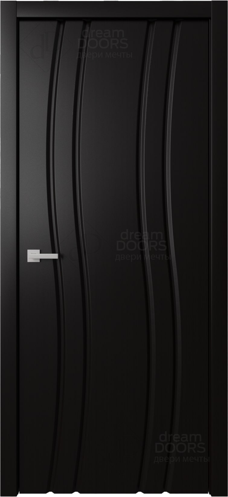 Межкомнатная дверь Сириус 2 Волна узкое ДГ