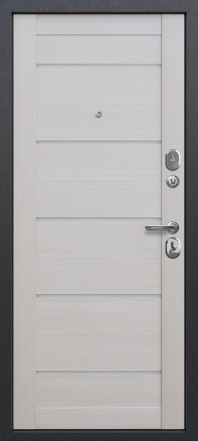 Входная дверь 10 см Консул Серебро царга