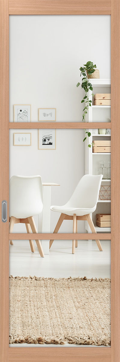 Межкомнатная раздвижная перегородка 130.222 Зеркало