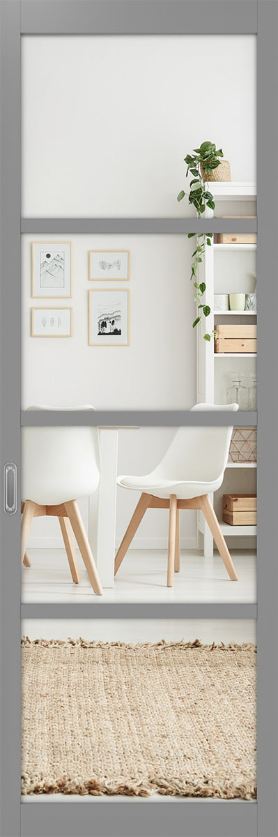 Межкомнатная раздвижная перегородка 104.2222 Зеркало