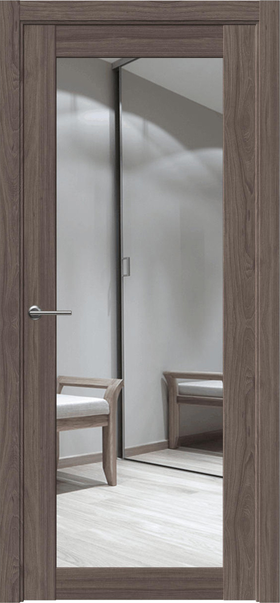 Межкомнатная дверь Айрис-1 ПГО глухая/зеркало