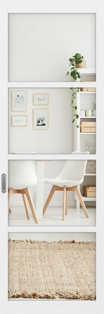 Межкомнатная раздвижная перегородка 104.2222 Зеркало