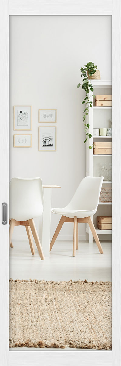 Межкомнатная раздвижная перегородка 101.2 Зеркало