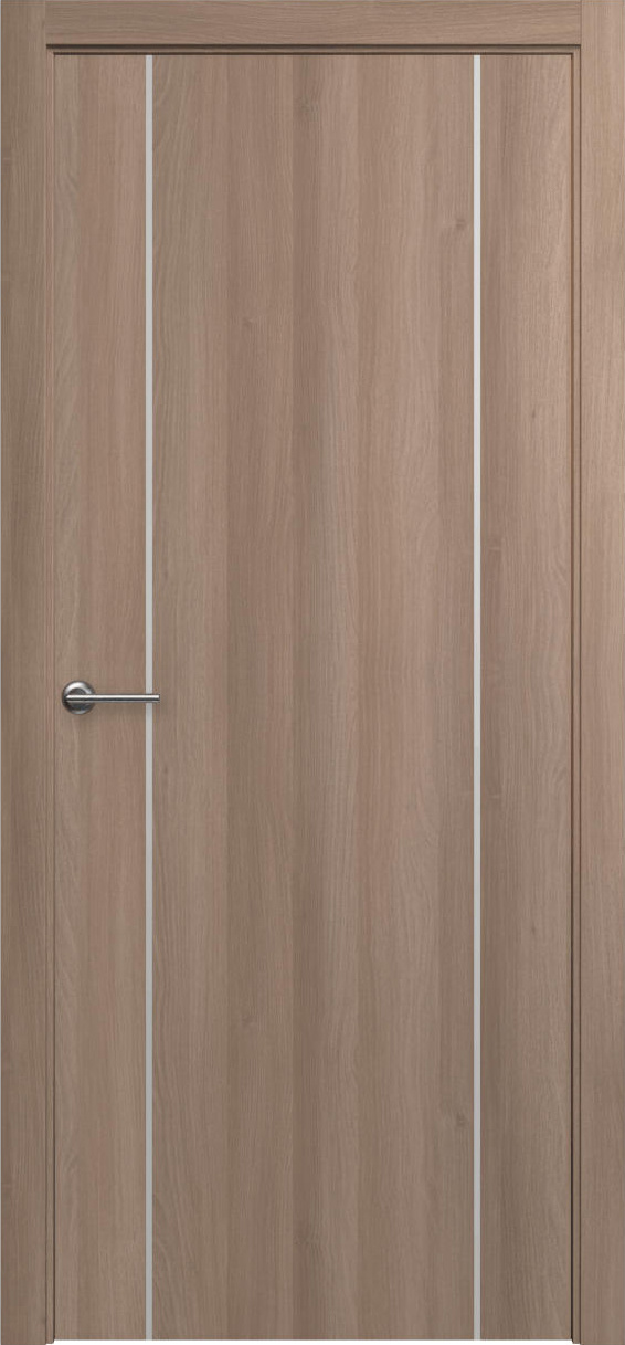 Межкомнатная дверь Нора-2 хром/черный