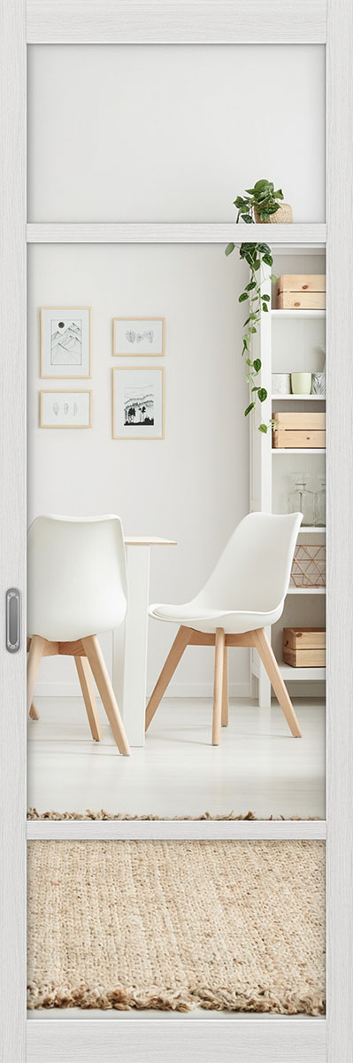 Межкомнатная раздвижная перегородка 131.222 Зеркало