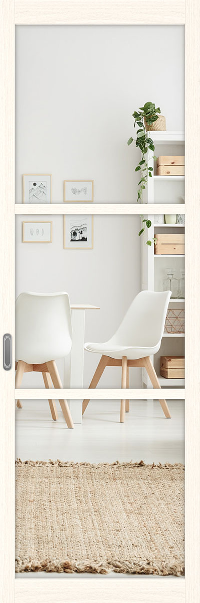 Межкомнатная раздвижная перегородка 130.222 Зеркало