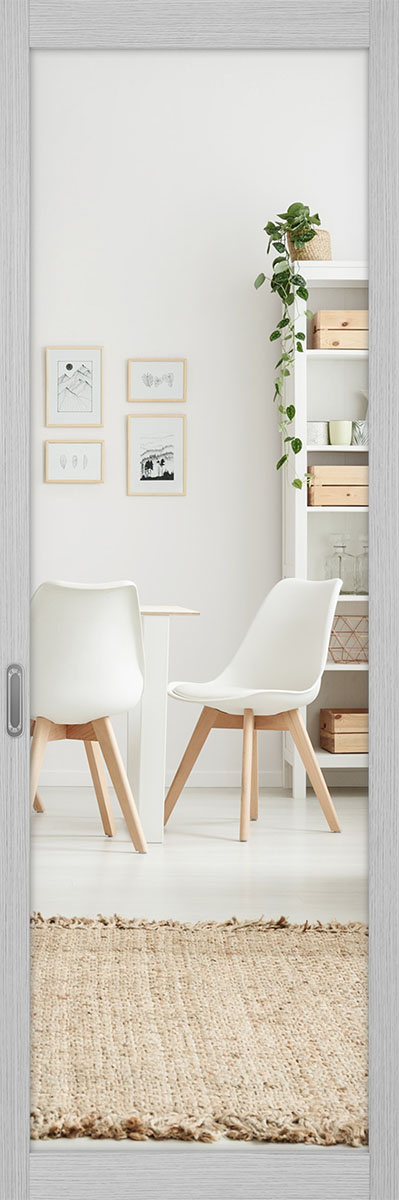 Межкомнатная раздвижная перегородка 101.2 Зеркало