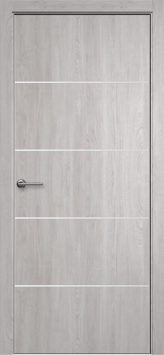 Межкомнатная дверь Alum 404 хром/черный