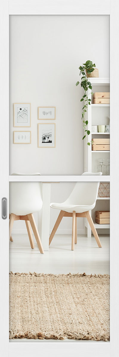 Межкомнатная раздвижная перегородка 102.22 Зеркало