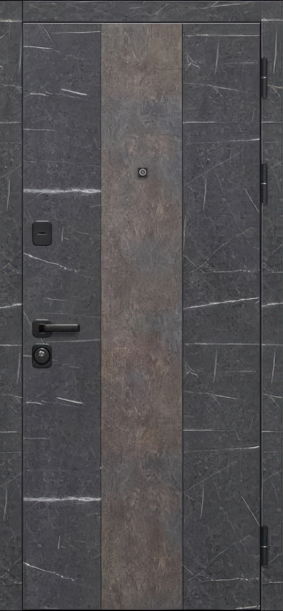 Входная дверь Luxor 2МДФ Стоун Рейки