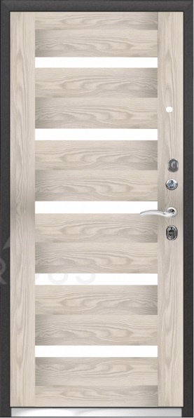 Входная дверь Люкс 3КМ Александра белый