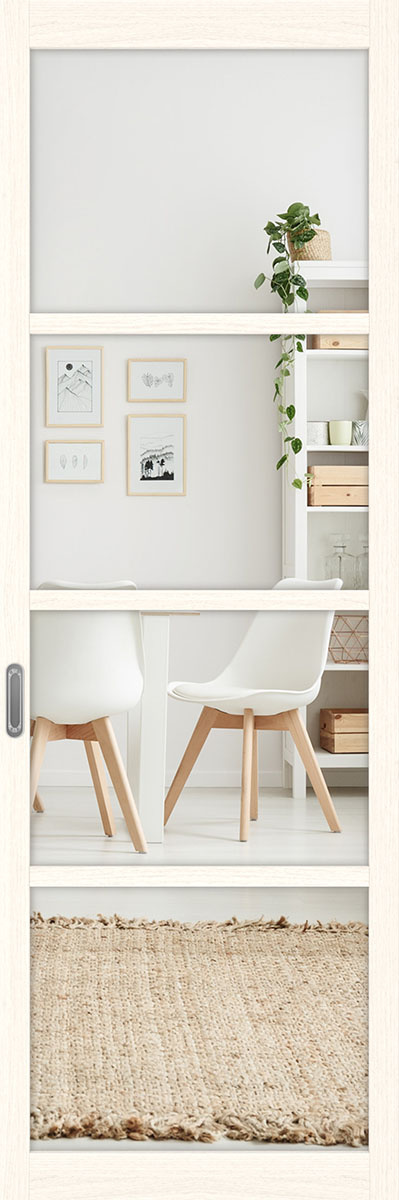 Межкомнатная раздвижная перегородка 104.2222 Зеркало