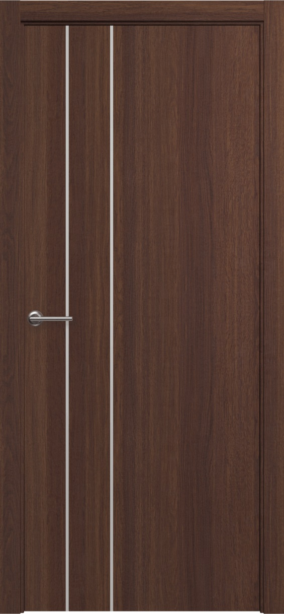 Межкомнатная дверь Нора-5 хром/черный