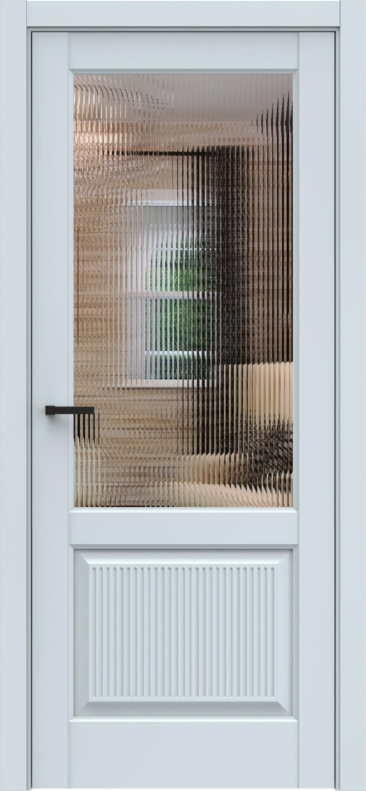 Межкомнатная дверь Оливия Ф-2(волна) ПГО