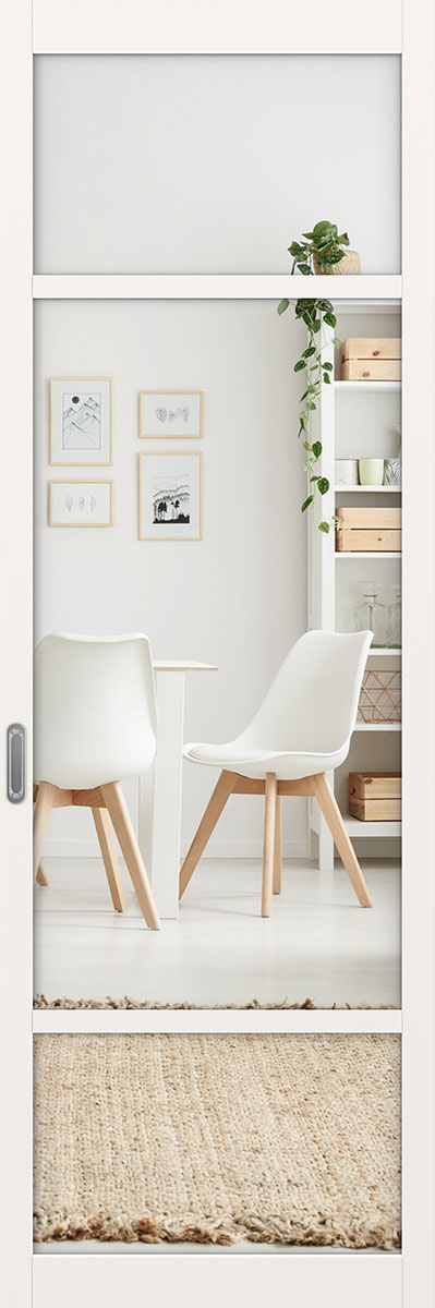 Межкомнатная раздвижная перегородка 131.222 Зеркало