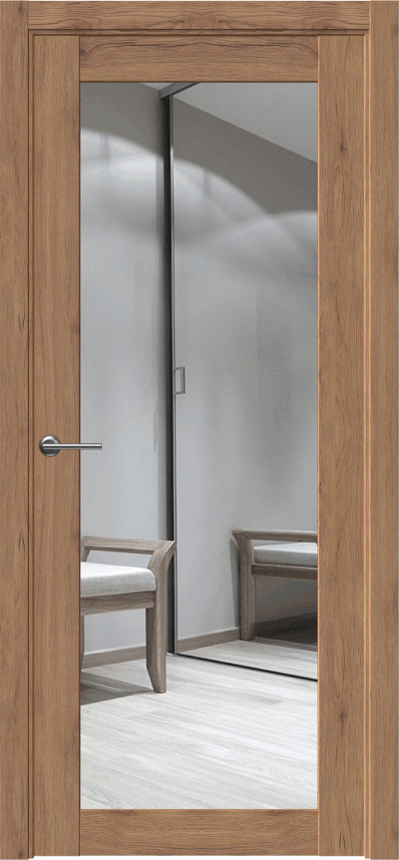 Межкомнатная дверь Айрис-1 ПГО глухая/зеркало