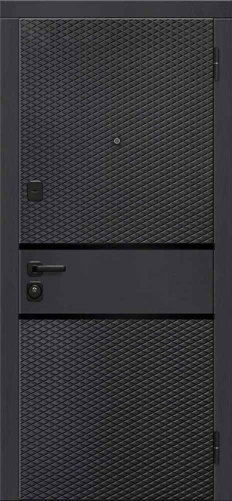 Входная дверь Luxor 2МДФ Карбон