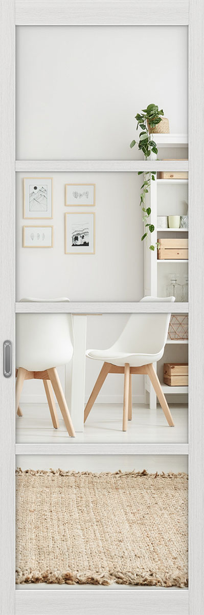 Межкомнатная раздвижная перегородка 104.2222 Зеркало