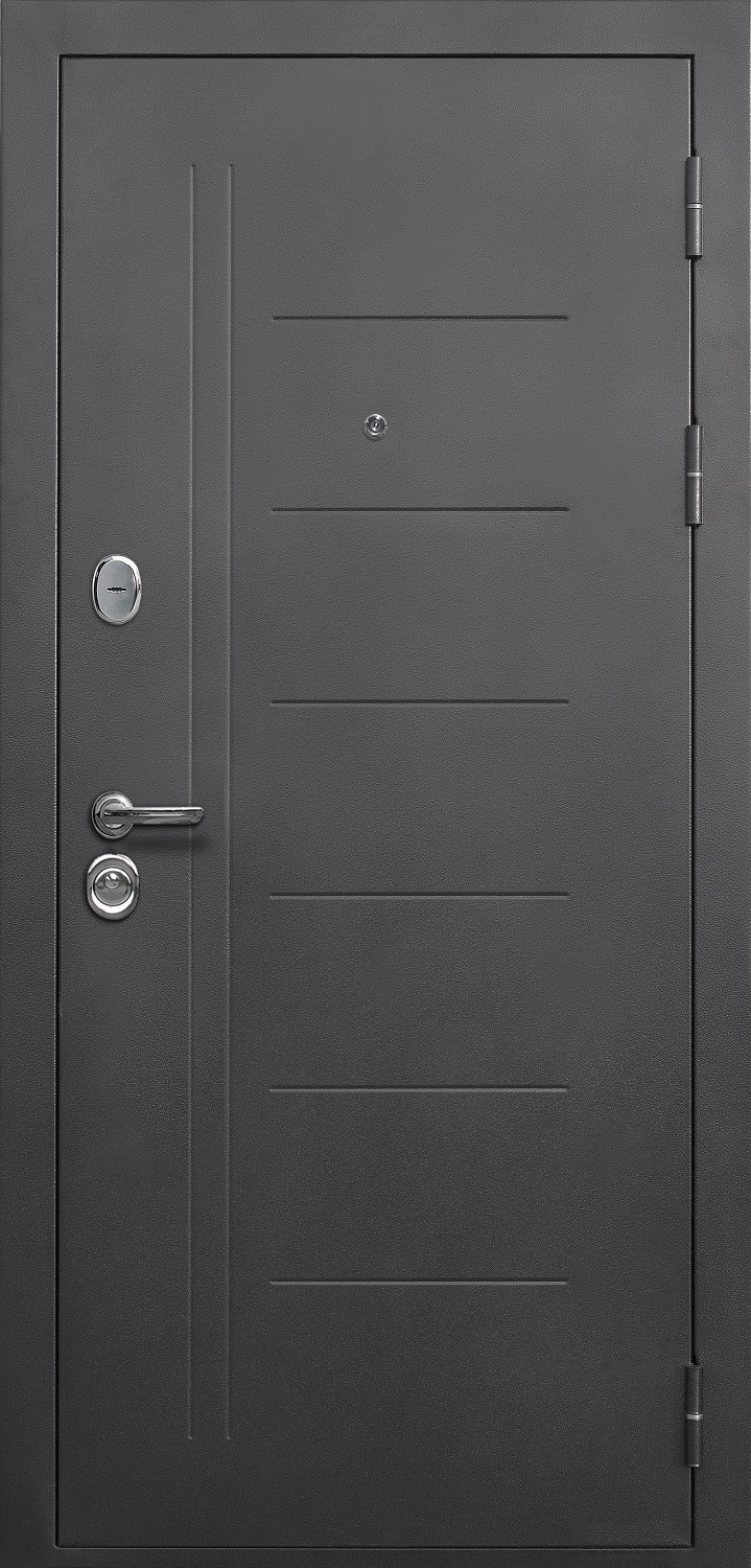 Входная дверь 10 см Консул Серебро царга