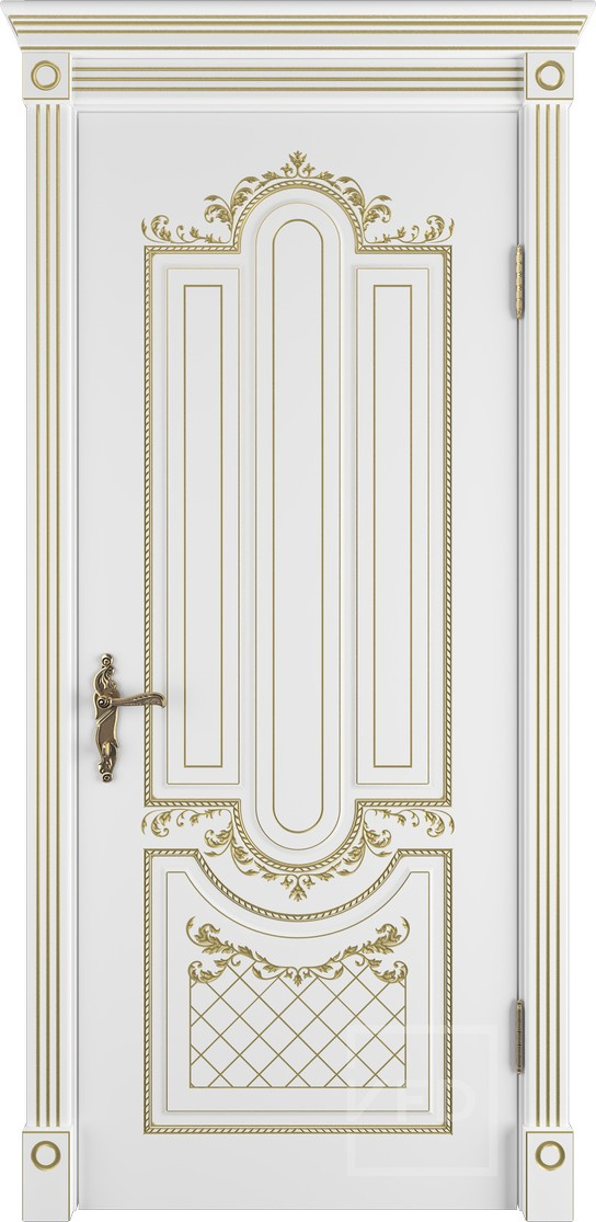 Межкомнатная дверь Alexandria 3D патина