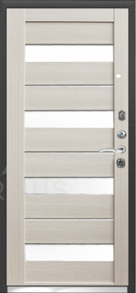 Входная дверь Люкс 3КМ Милана белый