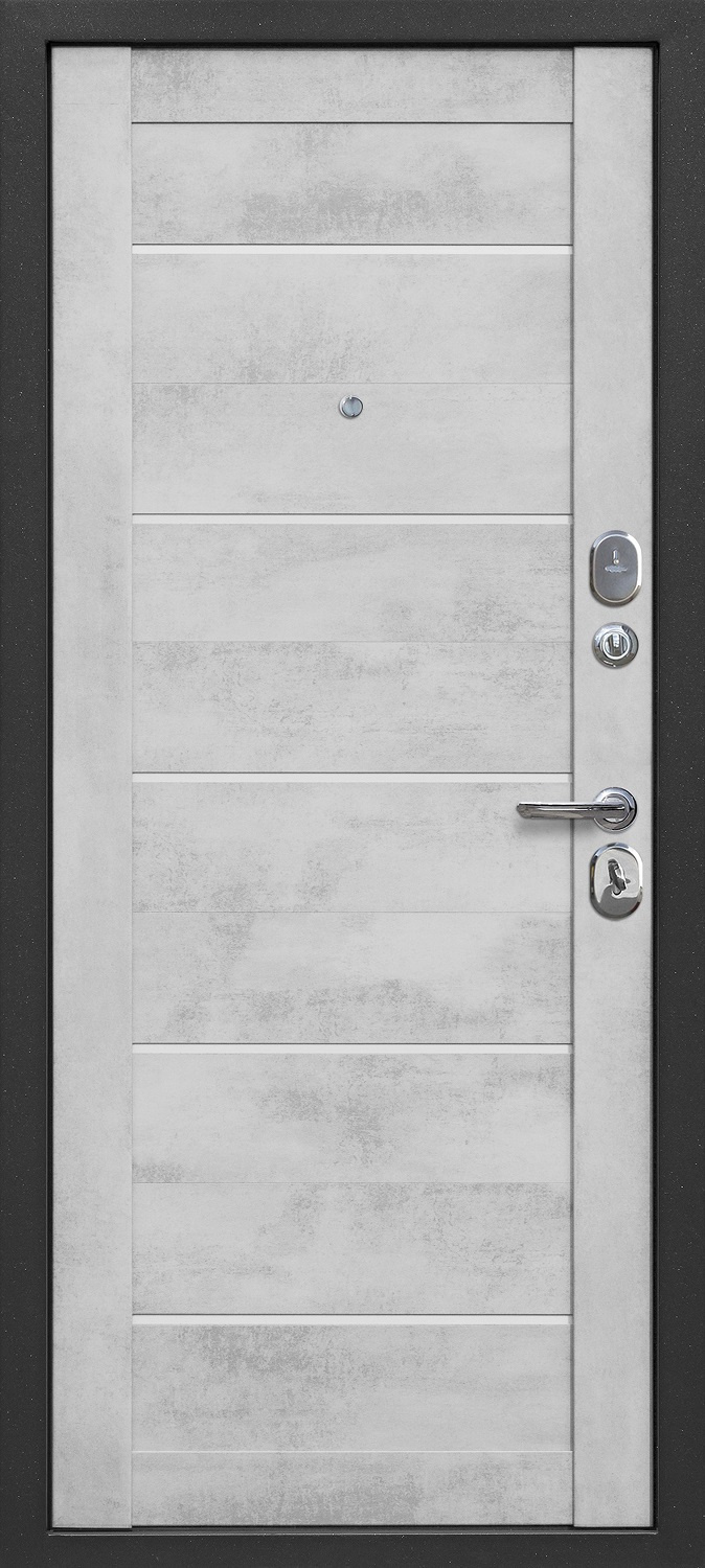 Входная дверь 7,5 см Nika Серебро царга