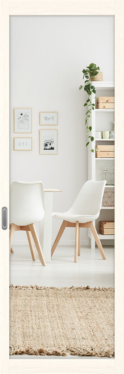 Межкомнатная раздвижная перегородка 101.2 Зеркало