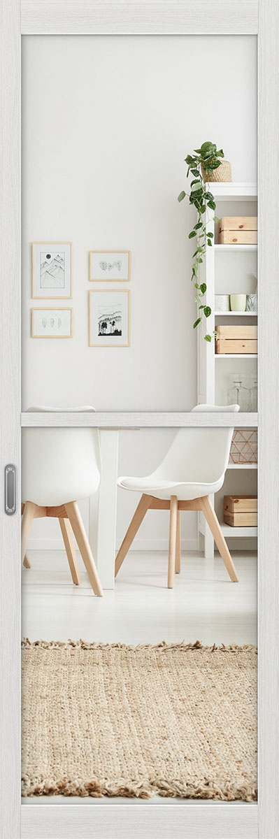 Межкомнатная раздвижная перегородка 102.22 Зеркало