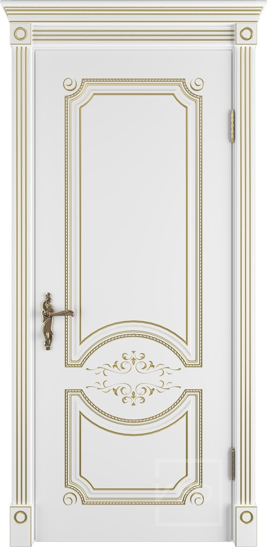 Межкомнатная дверь Milana 3D патина