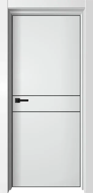 Межкомнатная дверь Лайника 2 кромка черная с 4-х сторон