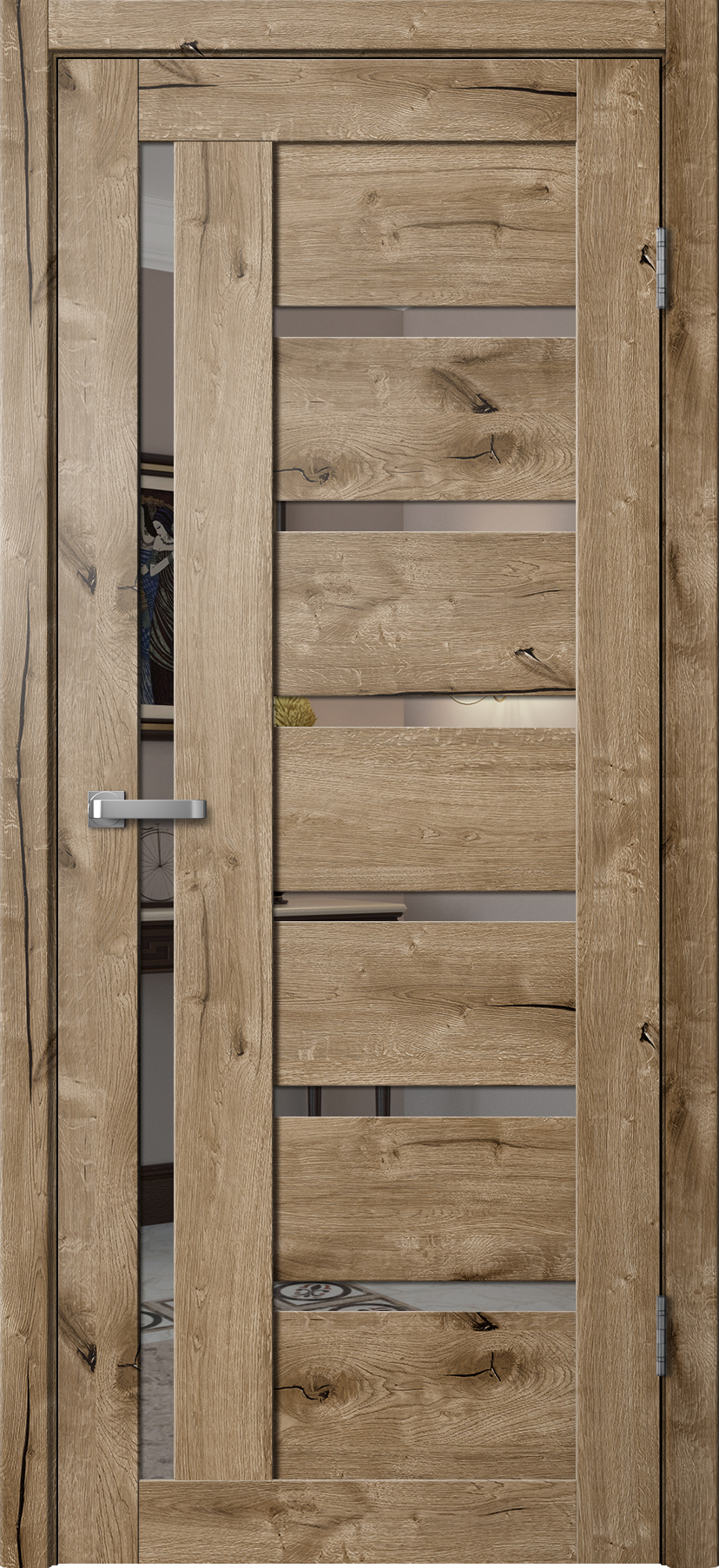 Межкомнатная дверь B4 ПО Зеркало