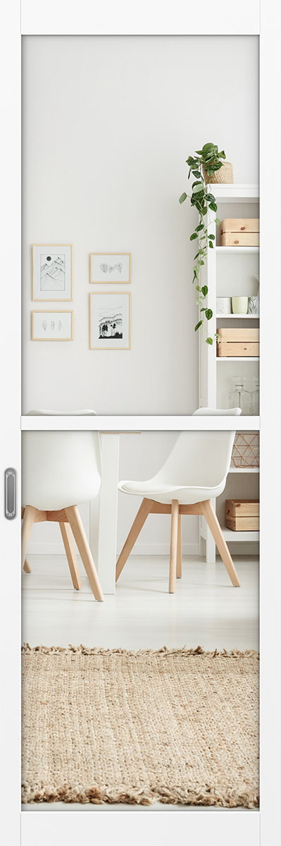 Межкомнатная раздвижная перегородка 102.22 Зеркало