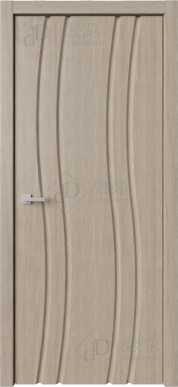 Межкомнатная дверь Сириус 2 Волна узкое ДГ