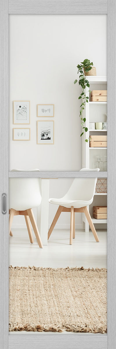 Межкомнатная раздвижная перегородка 102.22 Зеркало