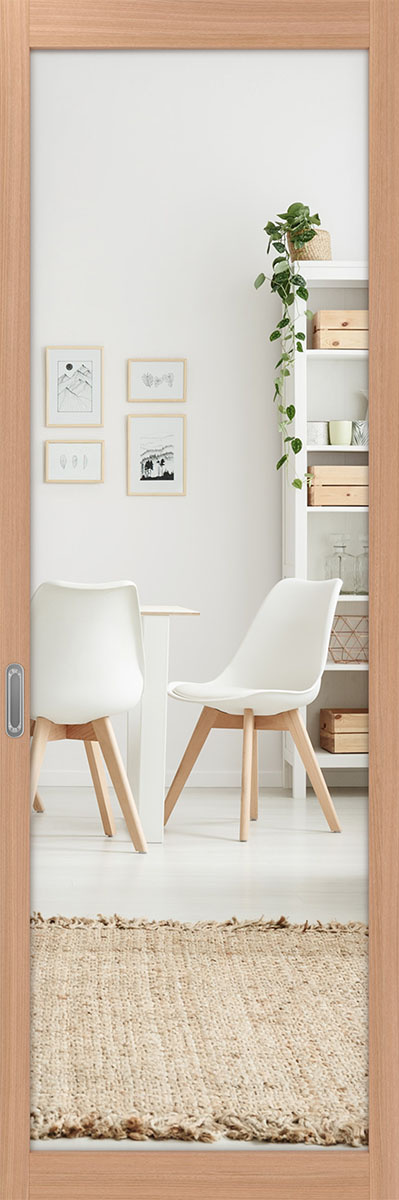 Межкомнатная раздвижная перегородка 101.2 Зеркало