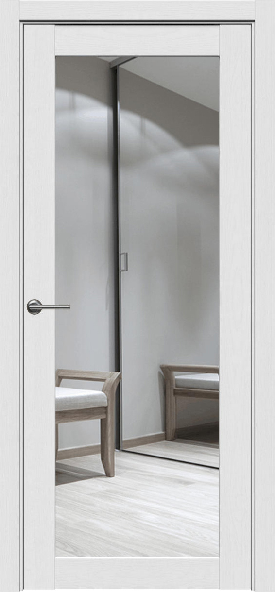 Межкомнатная дверь Айрис-1 ПГО глухая/зеркало