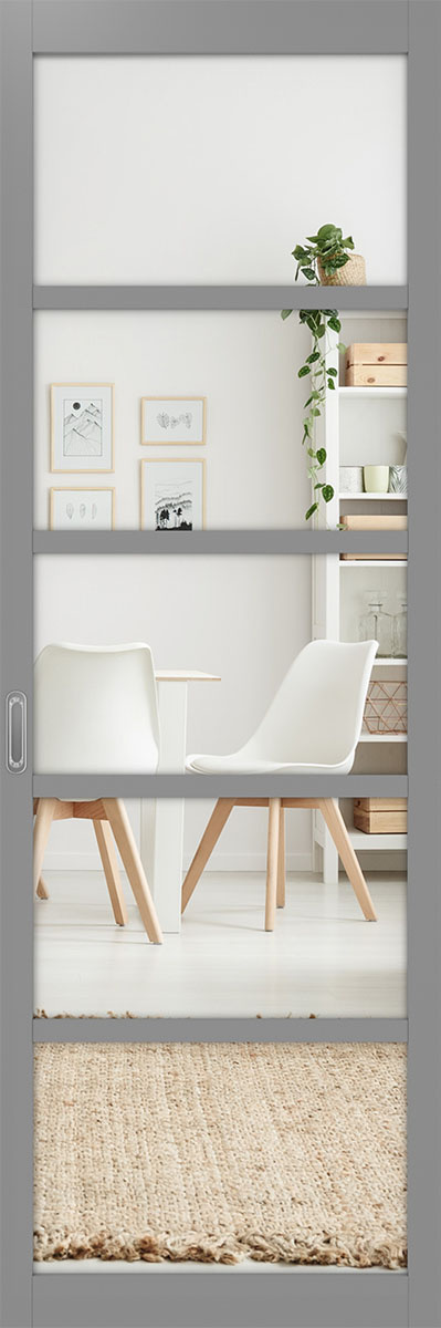 Межкомнатная раздвижная перегородка 105.22222 Зеркало