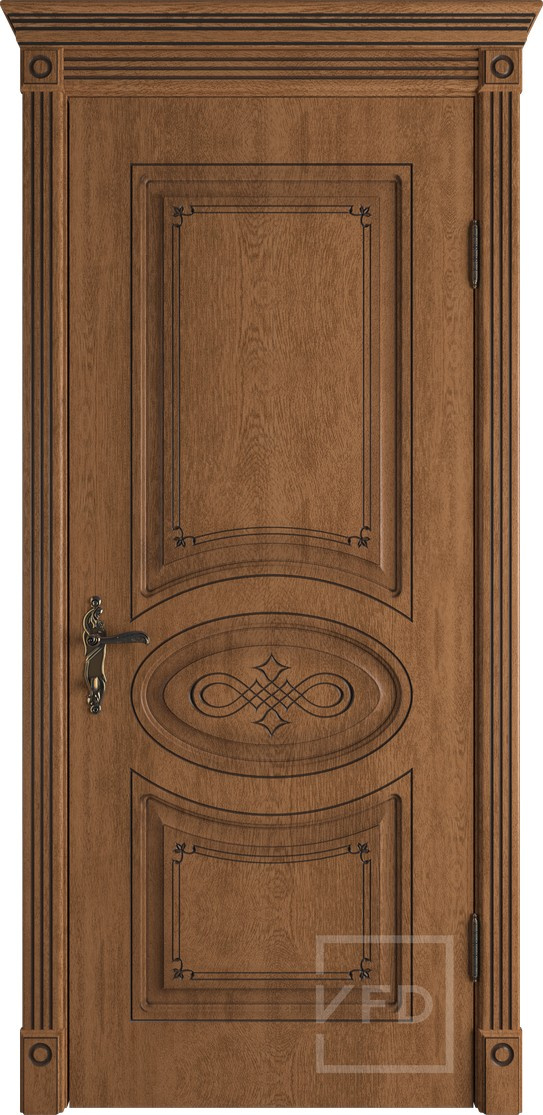 Межкомнатная дверь Bianca патина