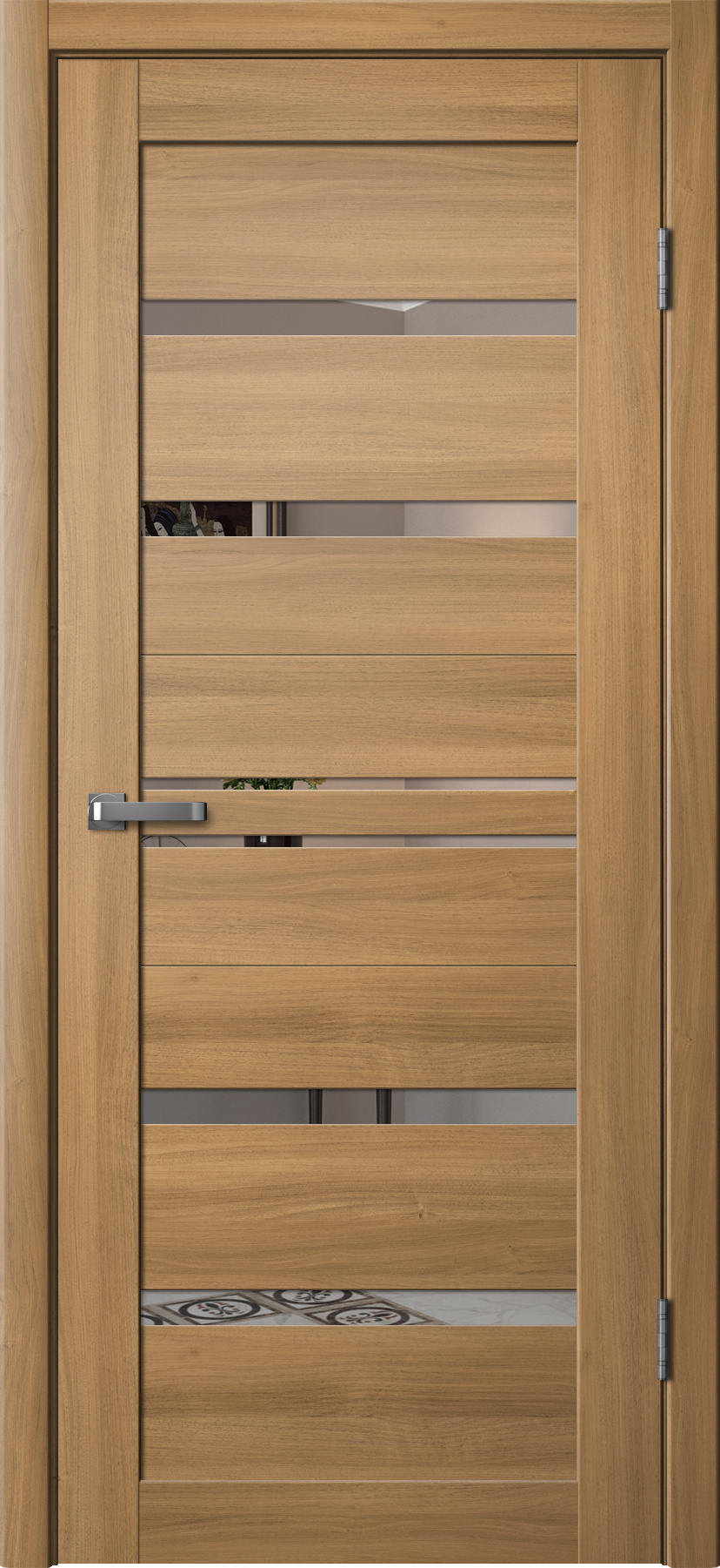 Межкомнатная дверь B1 ПО Зеркало