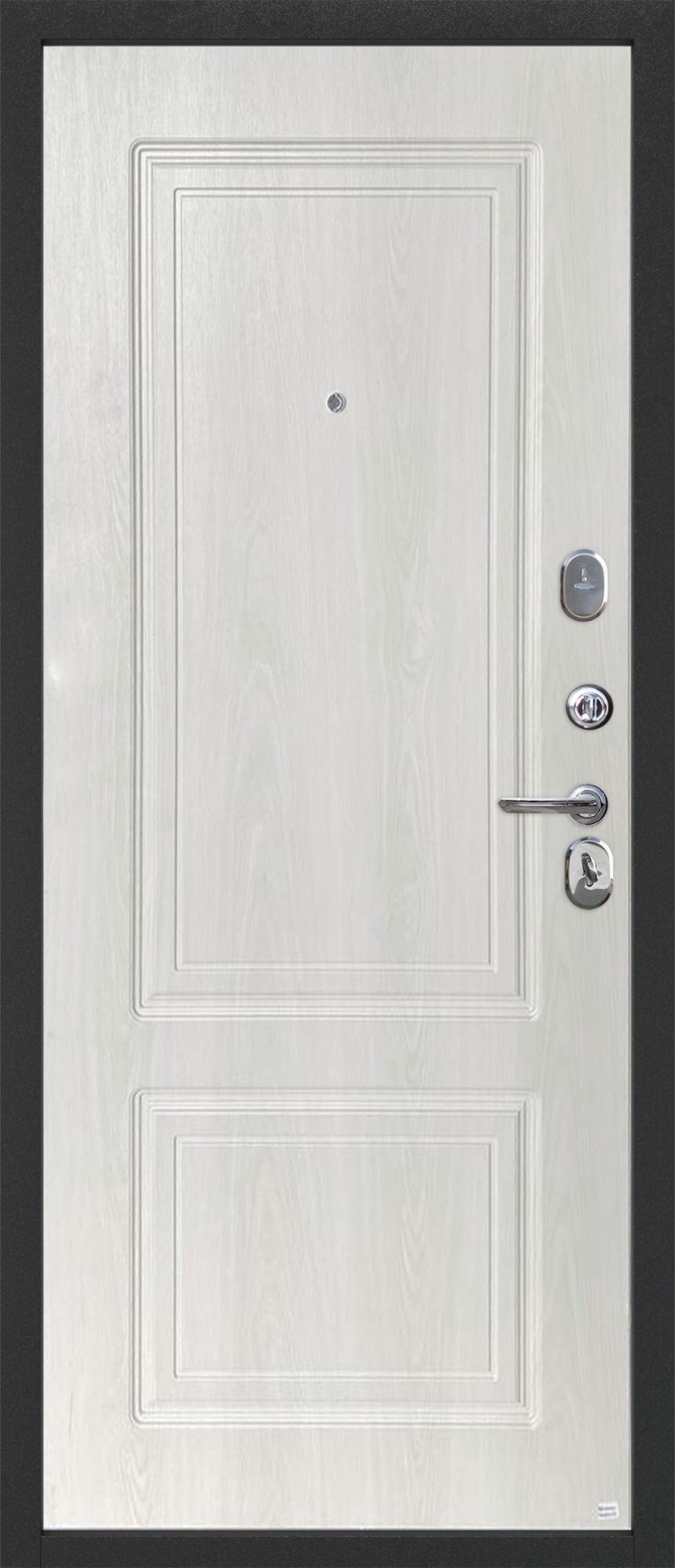 Входная дверь 10 см Статус Серебро