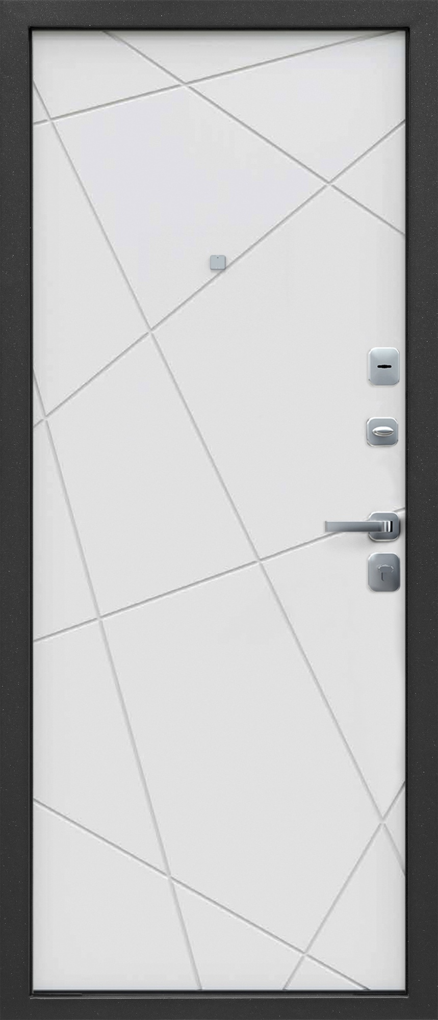 Входная дверь Luxor 1,5 мм Серебро линии