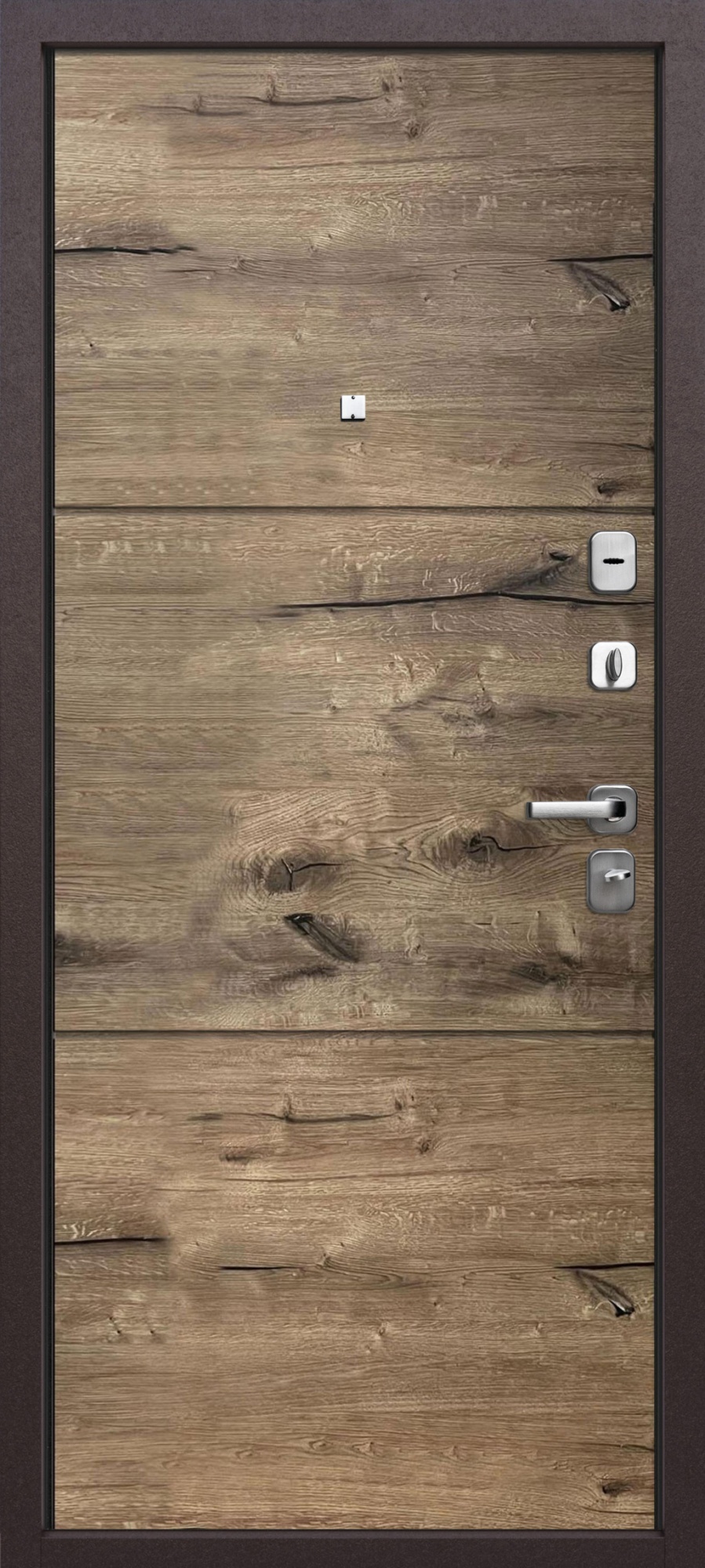 Входная дверь Толстяк Букле шоколад